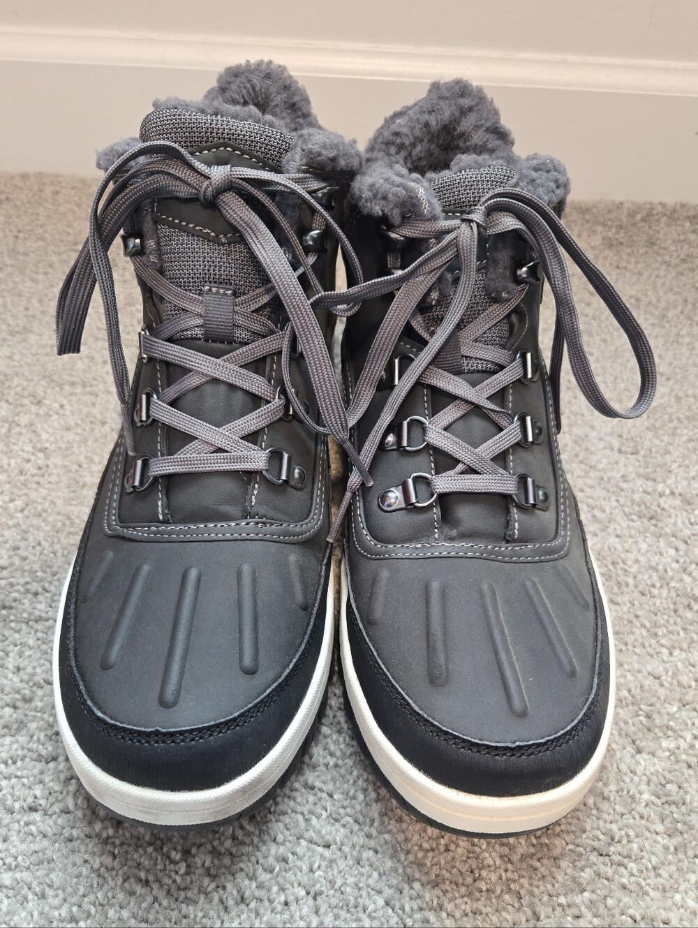 Men's Weatherproof Slope Sneaker Boots - Gray - Size 10